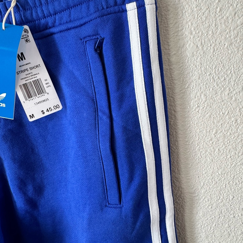 Adidas Men's Royal Blue Athletic Shorts Size M - Picture 2 of 6